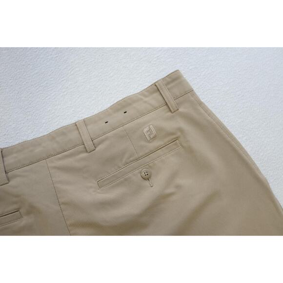 FootJoy Golf Pants Dry Fitting Performance Beige Flat Athletic Mens Size 38 x 33 - Picture 9 of 9